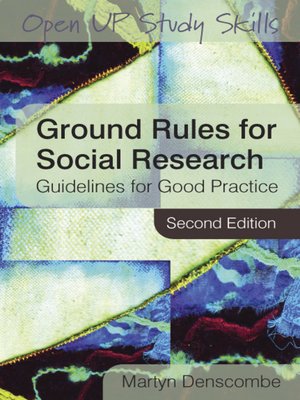cover image of Ground Rules For Social Research